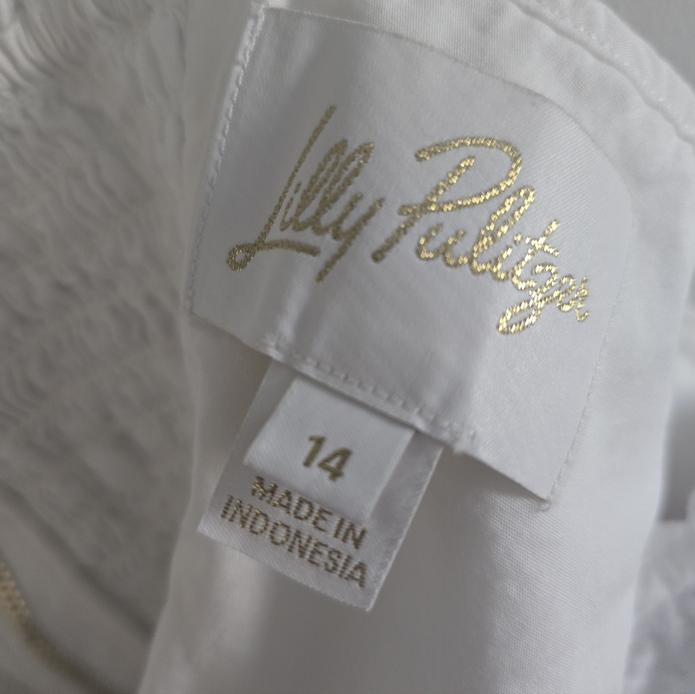 Lilly Pulitzer Winslow Sealife Eyelet Maxi Skirt and Top Set 12 14 - Picture 10 of 14